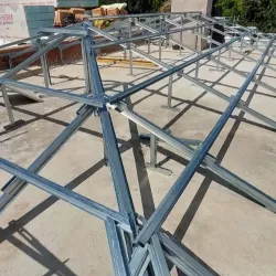Estructuras metálicas aligeradas para tejados en Madrid